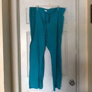 Turquoise Scrub Pants UA Scrubs XL 3 Pocket